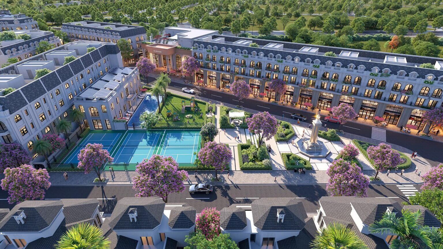 tiện ích dự án the vista văn la hà đông