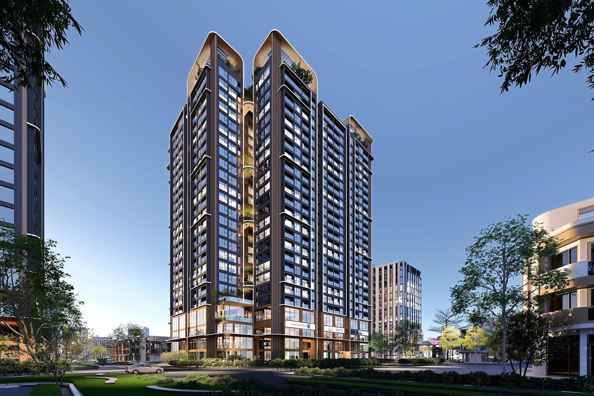 shophouse khối đế The Vista Văn La