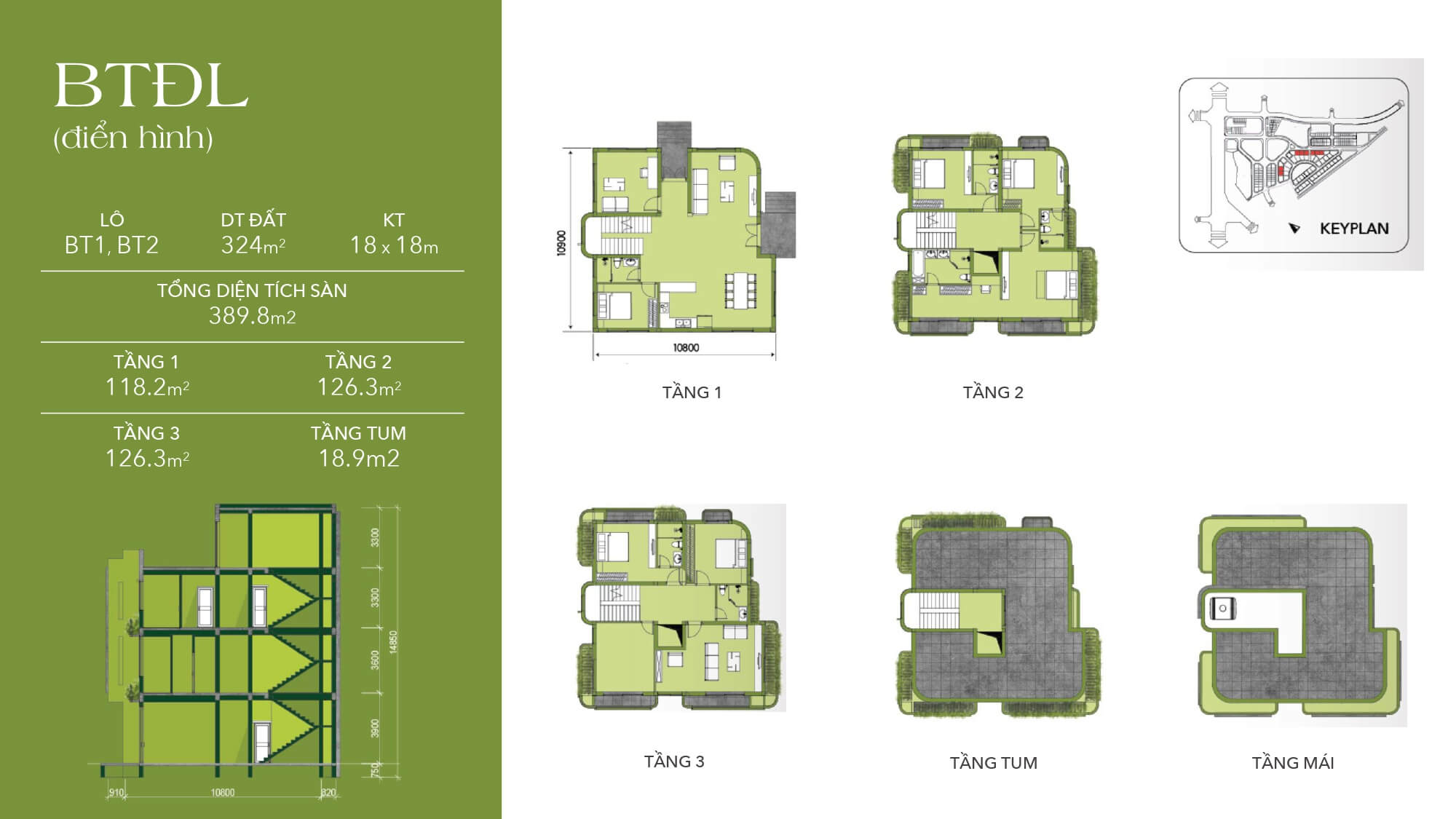 thiết kế biệt thự the vista văn la hà đông