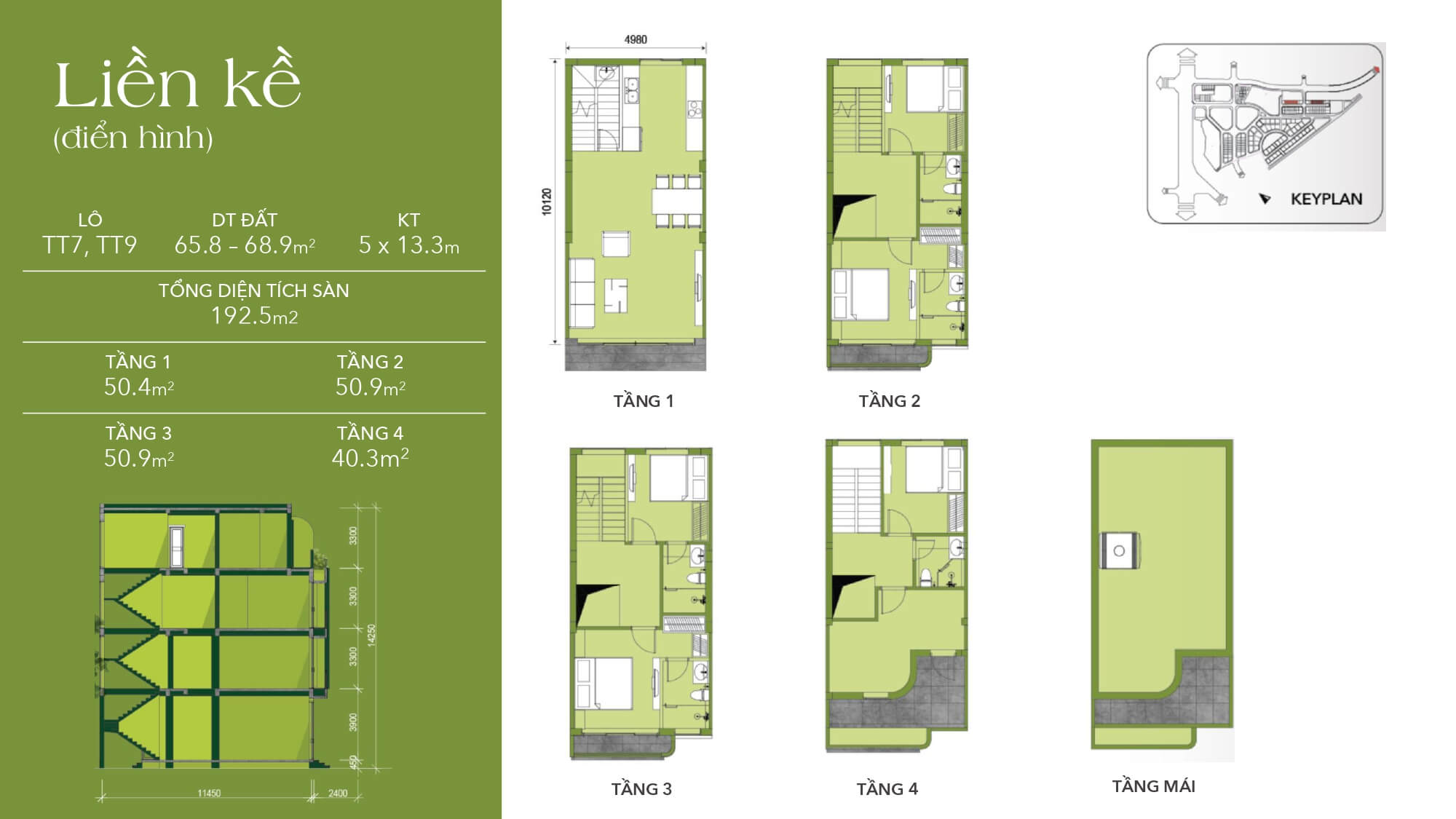 thiết kế liền kề the vista văn la hà đông